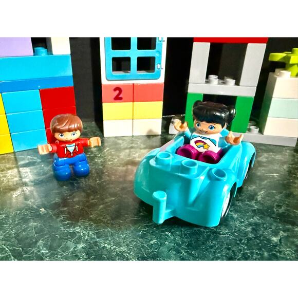 LEGO DUPLO Classic Brick Box 10913 stacking building blocks numbers car - Picture 4 of 5